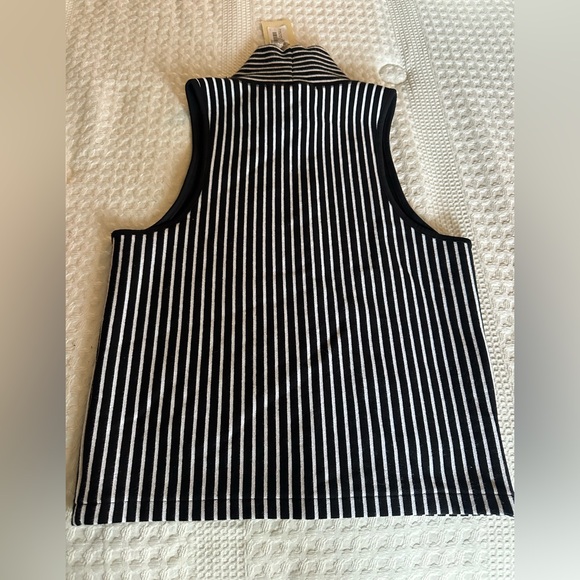 Rag & Bone Black and White Striped Tank Top - Picture 2 of 4